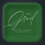 Elegant Trendy Calligraphy Script Afstuderen Papieren Bordje<br><div class="desc">De eenvoudige Borden van het Document van de Partij van de Graduatie van de Foto van de Rand van de Rendy eigenschappen elegant kalligrafiekmanuscript,  en de details van het graduaat.</div>