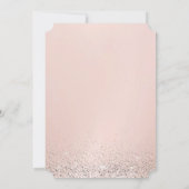 Elegant Trendy Confetti Sweet 16 Kaart (Achterkant)