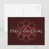 Elegant, trendy, cool "We wensen jullie prettige k Briefkaart (Voorkant / Achterkant)
