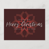 Elegant, trendy, cool "We wensen jullie prettige k Briefkaart (Voorkant)