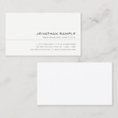 Elegant Trendy Creative Simple Professional Plain Visitekaartje (Voorkant / Achterkant)