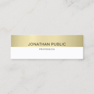 Elegant Trendy Design Modern Simple Plain Luxe Mini Visitekaartje