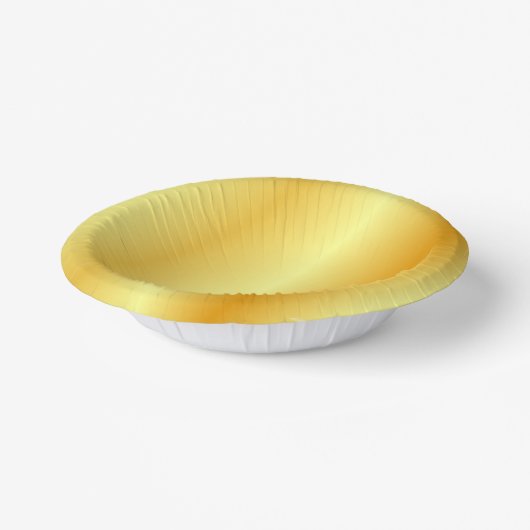 Elegant Trendy Faux Gold Sjabloon Glamoureus Papieren Kommen (Gebogen)