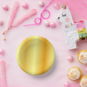 Elegant Trendy Faux Gold Sjabloon Glamoureus Papieren Kommen (Feest)