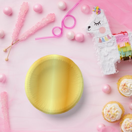 Elegant Trendy Faux Gold Sjabloon Glamoureus Papieren Kommen (Feest)