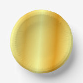 Elegant Trendy Faux Gold Sjabloon Glamoureus Papieren Kommen (Voorkant)