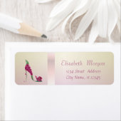 Elegant Trendy Floral High Heels Etiket (Insitu)