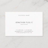 Elegant Trendy Geel Bruin Eenvoudige Sjabloon Mode Visitekaartje (Achterkant)