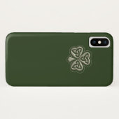 Elegant trendy geluk Ierse shamrock Case-Mate iPhone Case (Achterkant (horizontaal))