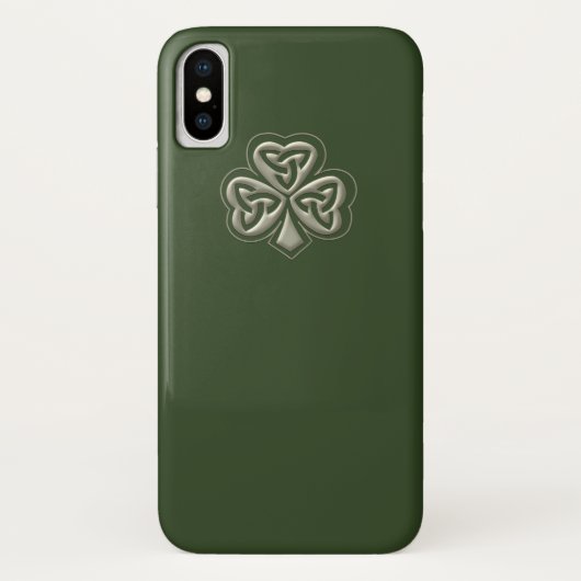 Elegant trendy geluk Ierse shamrock Case-Mate iPhone Case (Achterkant)