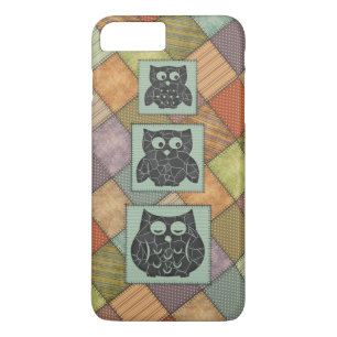 Elegant trendy girly beukt patchwork 	iPhone 8/7 plus hoesje