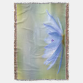 Elegant Trendy Girly Blue Lotus Deken (Voorkant Verticaal)