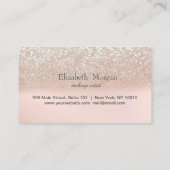 Elegant Trendy Glitter Loyalty Kaart (Achterkant)