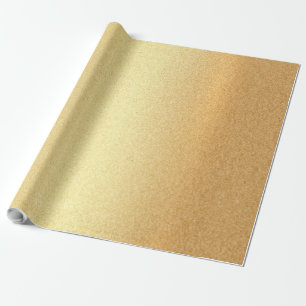 Elegant Trendy Gouden Glitter Glam Modern Glossy Cadeaupapier
