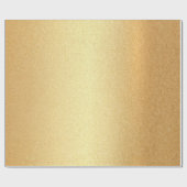Elegant Trendy Gouden Glitter Glam Modern Glossy Cadeaupapier (Vlak)