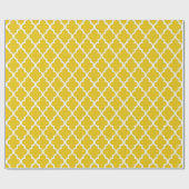 Elegant, trendy, heldere, zonnige quatrefoil cadeaupapier (Vlak)