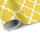 Elegant, trendy, heldere, zonnige quatrefoil cadeaupapier (Rol Hoek)