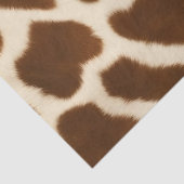 Elegant Trendy Koe Faux Leather Collectie Tissuepapier (Detail)