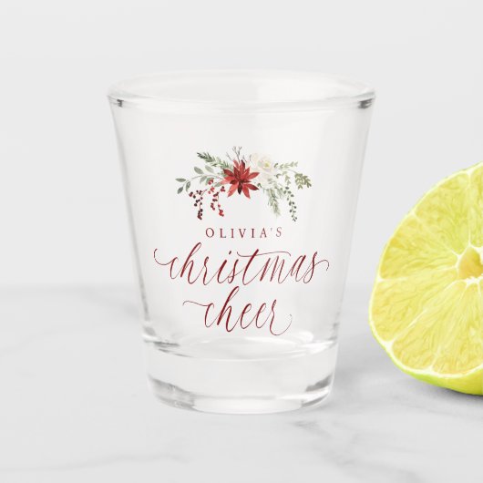 Elegant trendy leuk kerstcadeau shot glas (Voorkant)