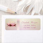 Elegant Trendy Lotus Flower Etiket (Insitu)