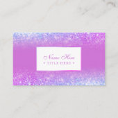 Elegant Trendy Luxury Paars Visitekaartje (Voorkant)