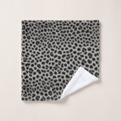 Elegant Trendy Luxury White Leopard Collectie Bad Handdoek (Wasdoekje)