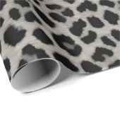 Elegant Trendy Luxury White Leopard Collectie Cadeaupapier (Rol Hoek)