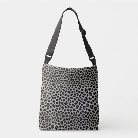 Elegant Trendy Luxury White Leopard Collectie Crossbody Tas (Voorkant)