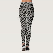 Elegant Trendy Luxury White Leopard Collectie Leggings (Achterkant)