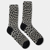 Elegant Trendy Luxury White Leopard Collectie Sokken (Rechts)