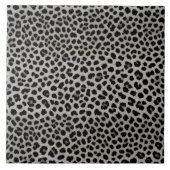 Elegant Trendy Luxury White Leopard Collectie Tegeltje (Voorkant)