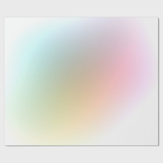 Elegant Trendy Modern Colorful Sjabloon Cadeaupapier (Vlak)