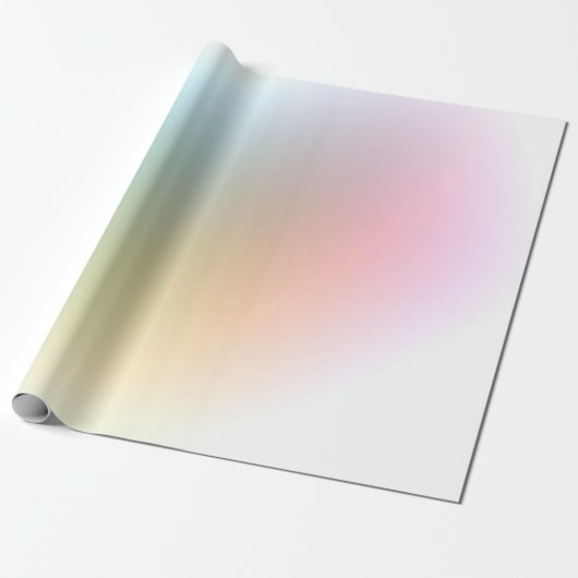 Elegant Trendy Modern Colorful Sjabloon Cadeaupapier (Uitgerold)