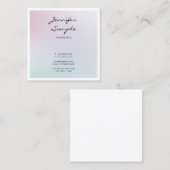 Elegant Trendy Modern Creative Design Professional Vierkante Visitekaartje (Voorkant / Achterkant)