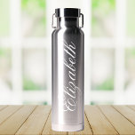 Elegant Trendy Modern Custom Name Script Waterfles<br><div class="desc">Elegante Trendy Moderne Custom Name Script Waterfles</div>