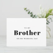 Elegant & trendy naar mijn broer op mijn trouwdag (Staand voorkant)