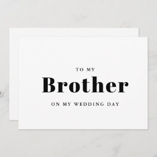 Elegant & trendy naar mijn broer op mijn trouwdag