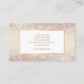 Elegant Trendy Pastel Gold Visitekaartje (Achterkant)