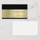 Elegant Trendy Professional Creative Gold-look Visitekaartje (Voorkant / Achterkant)