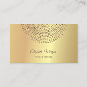 Elegant Trendy Professional, Gold Stippen Visitekaartje