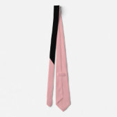 Elegant Trendy roze zwart beeld Stropdas (Achterkant)
