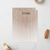 Elegant Trendy Sjabloon Distress Text Wood Kijk ui (Voorkant / Achterkant in situ)