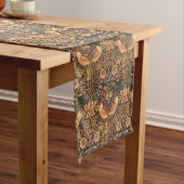 Elegant Trendy William Morris Lange Tafelloper (Voorbeeld)