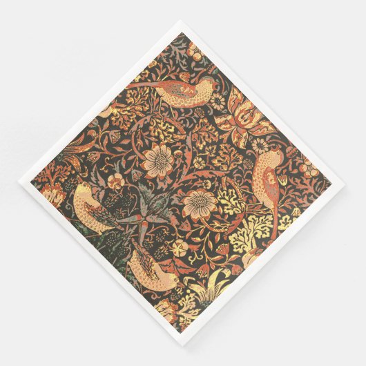 Elegant Trendy William Morris Papier Servet (Hoek)