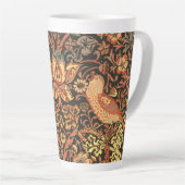 Elegant Trendy William Morris Two Tone Latte Mok (Rechterhoek)