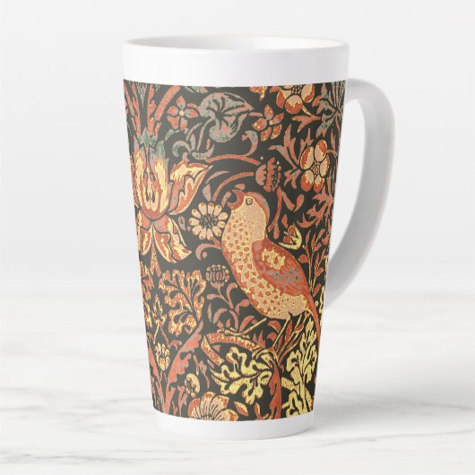 Elegant Trendy William Morris Two Tone Latte Mok (Rechterhoek)
