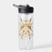 Elegant Tribal Tattoo - goud Waterfles (Rechts)