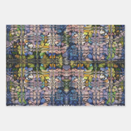 Elegant trillende pasta-kleuren, vertakt Abstract Inpakpapier Vel (Voorkant)