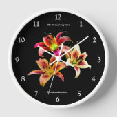 Elegant Trio van Geel Roze Daylilies Floral (Voorkant)