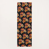 Elegant Trio van Geel Roze Daylilies Floral Yogamat (Achterkant)